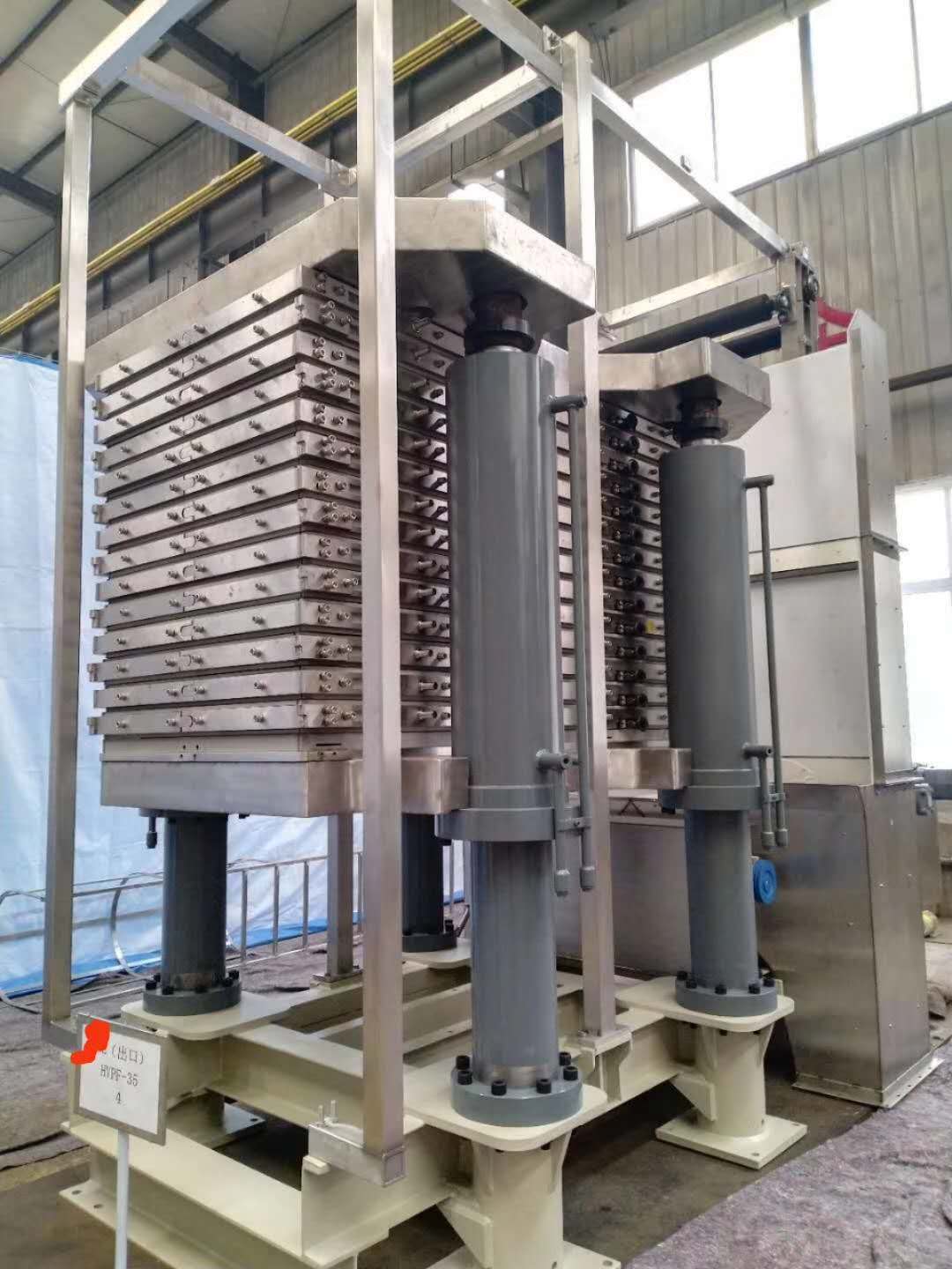 Tower Automatic Vertical Vacuum Press Filter for Chemical Industry