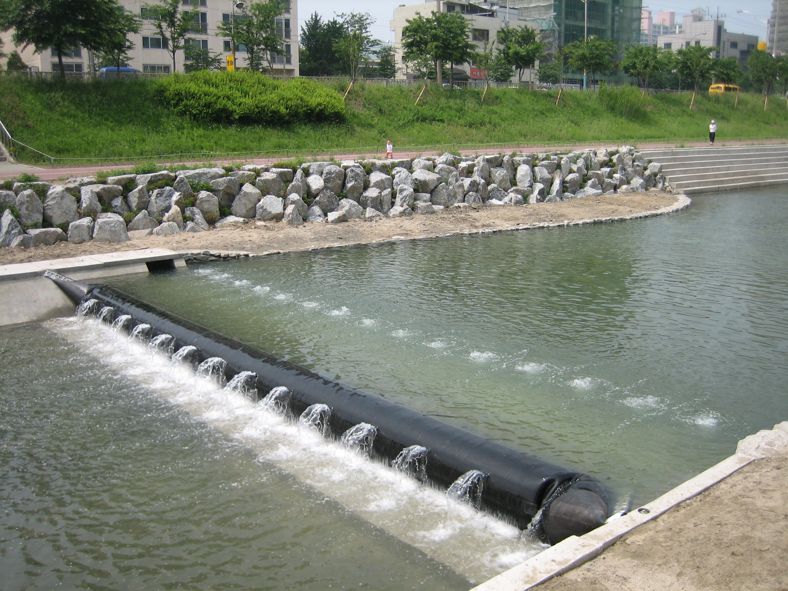 Water Inflatable Rubber Weir/Rubber Dam in River Buy Rubber Dam in