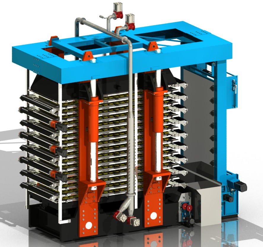 Vertical Automatic Press Filter And Frame Filter Press